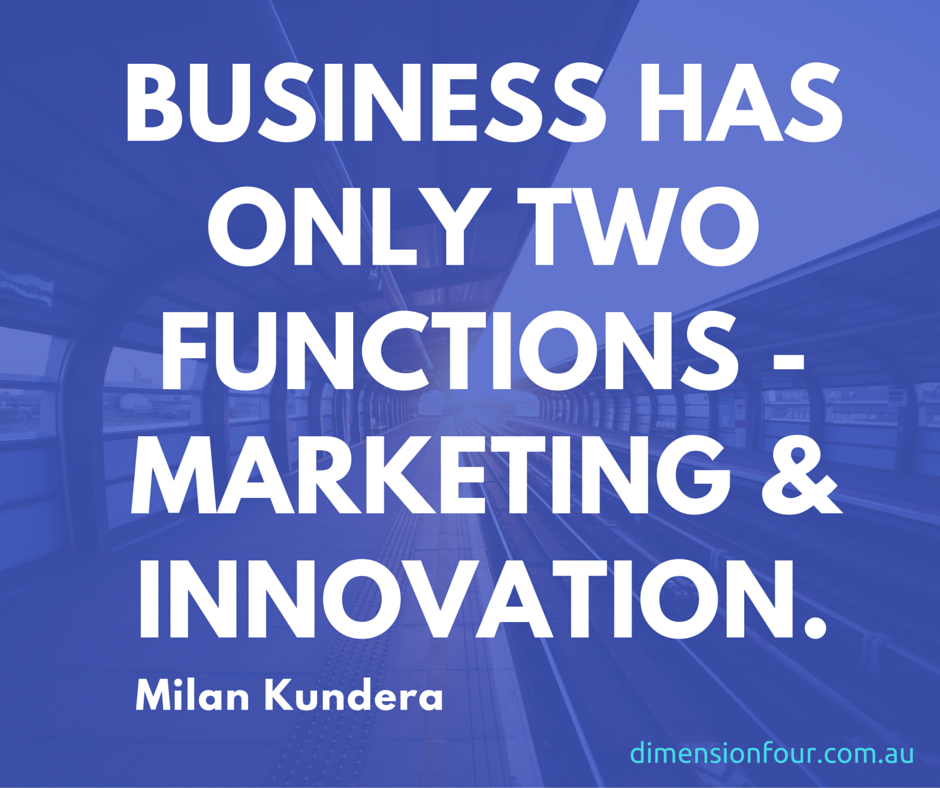 Marketing Thought For The Week - Dimension Four